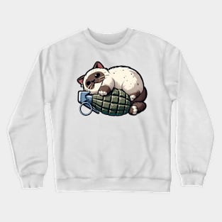 Cat and Grenade Crewneck Sweatshirt